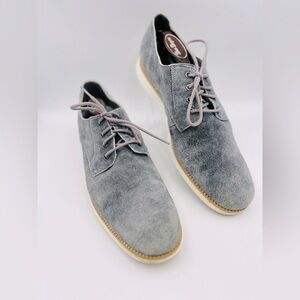 Cole Haan Grand.OS Original Gray Suede Oxford Shoes Men’s Size 11